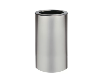 STEEL - High round stainless steel plant pot with automatic watering by Hobby Flower - view 2